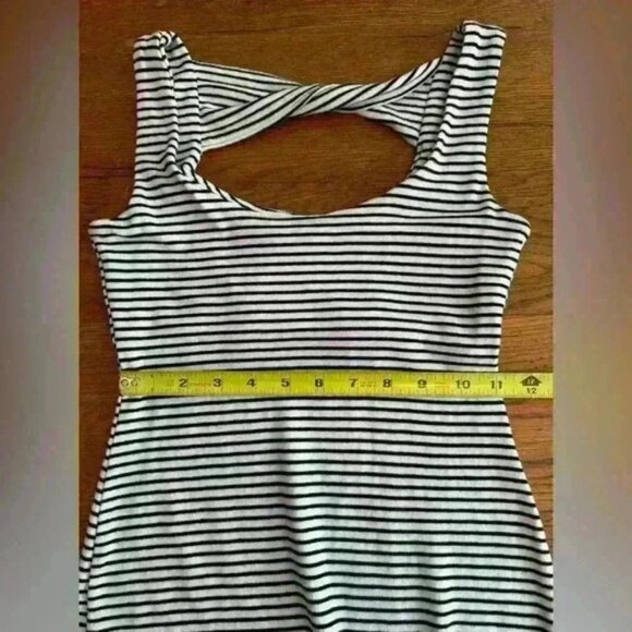 dELiA*s women’s mini dress striped black and white stretchy fit size Small - Picture 8 of 11